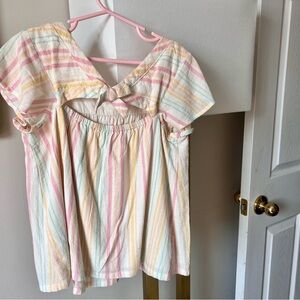 Cat & Jack | Pastel Striped Blouse - 6